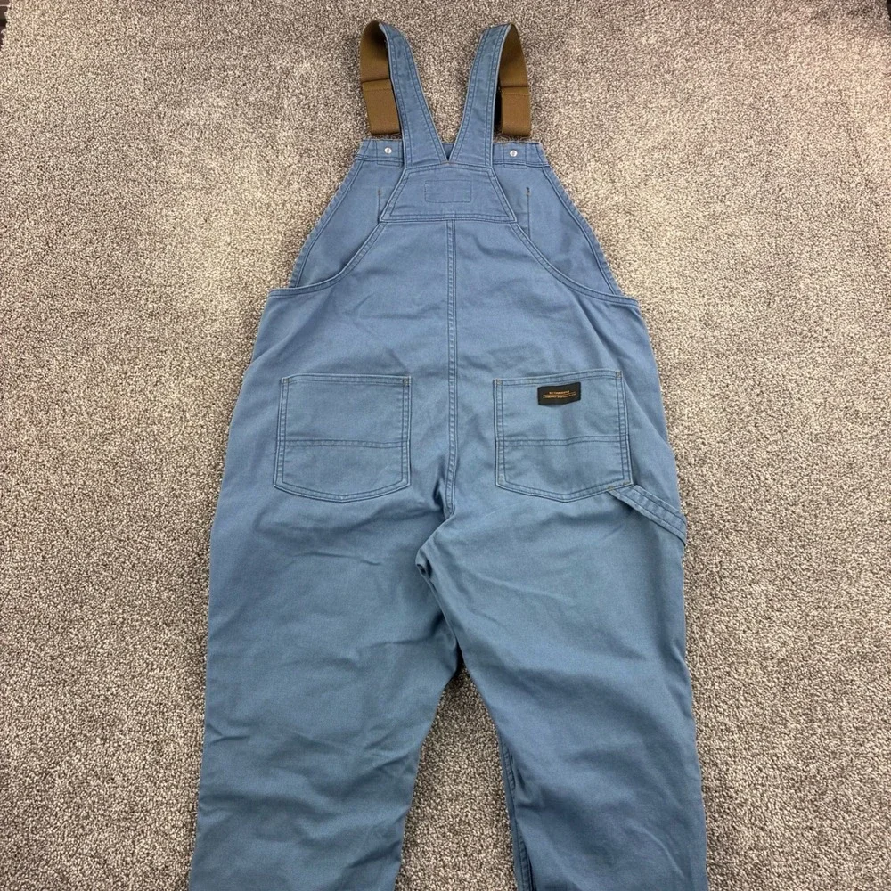 REI Co-op Trailsmith Overalls Women's 10 Petite Blue Cotton Blend 158076